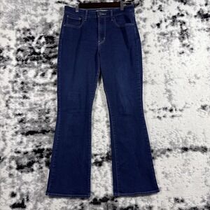 Levis 725 High Rise Bootcut Jeans Womens Size 30‎ Dark Wash Cowgirl Western